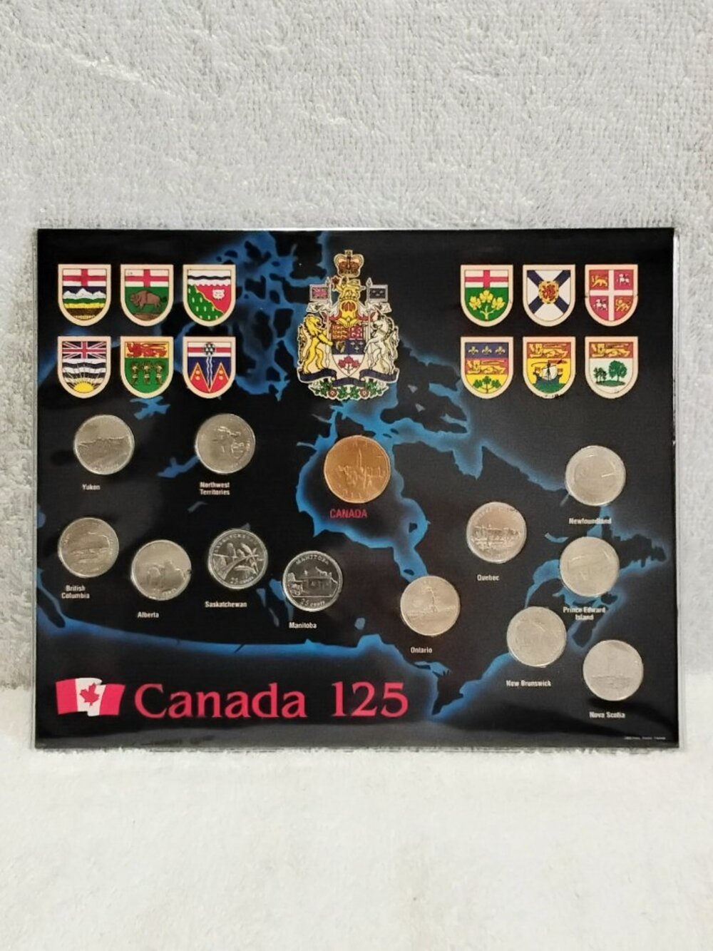 Sealed 1992 Canada 125 Years Provincial Quarters Set Including Loonie!!